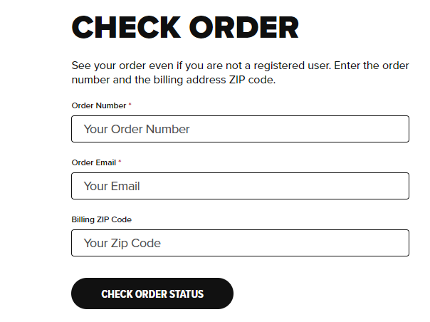 Viewing Your Order Status on the Website